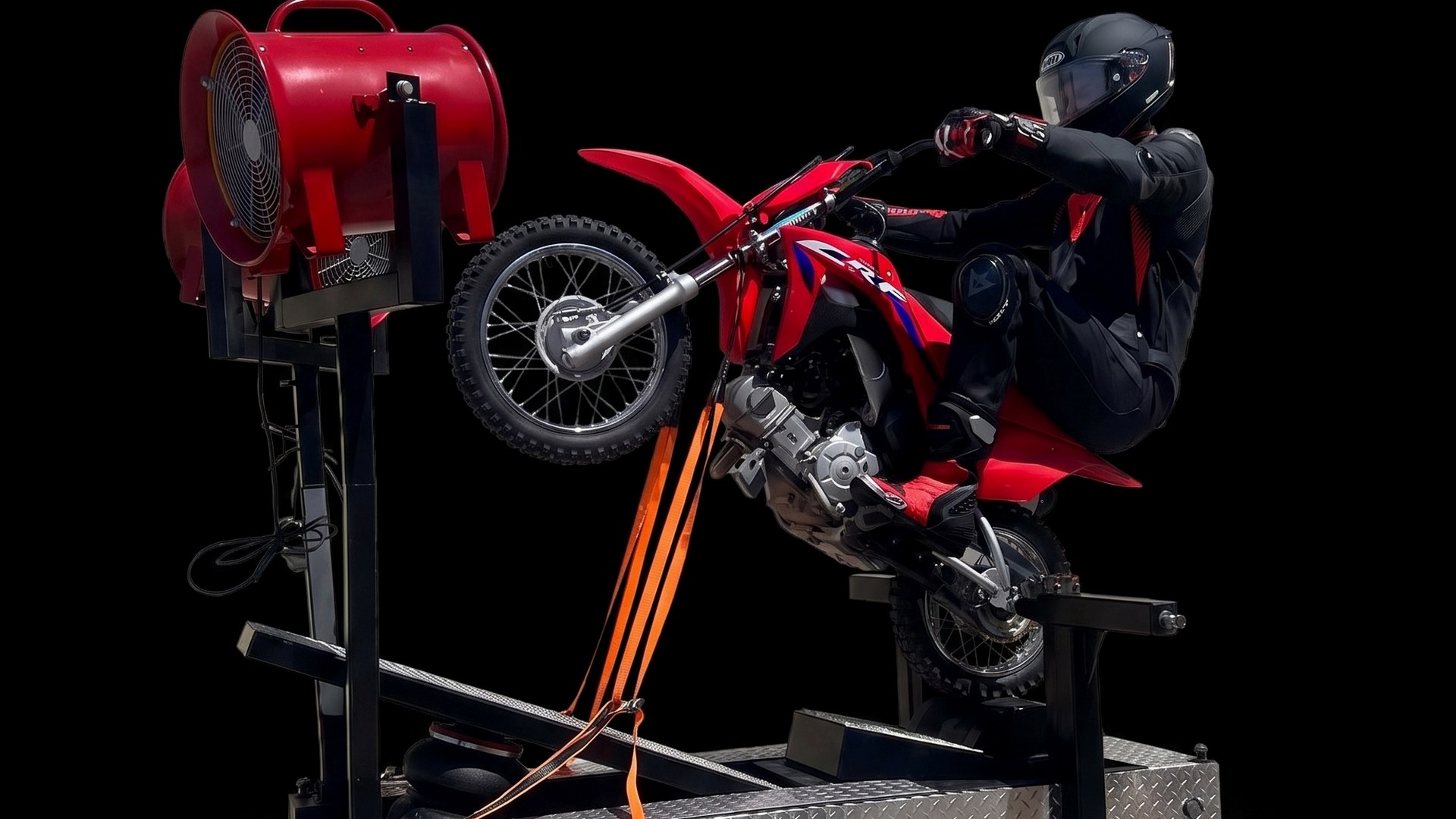 Wheelie Clinic — indoor wheelie machine training